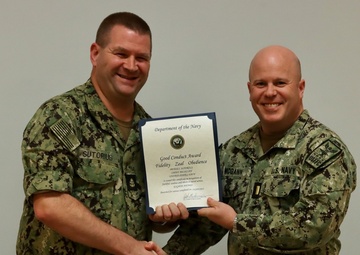 Chief Musician Peter Sutorius Receives Good Conduct Award