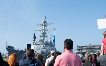 USS Stockdale returns from deployment