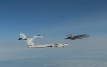 NORAD detects, tracks and intercepts Russian aircraft operating in the Alaska ADIZ