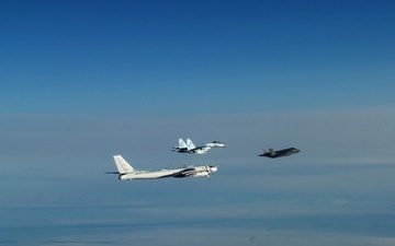 NORAD detects, tracks and intercepts Russian aircraft operating in the Alaska ADIZ