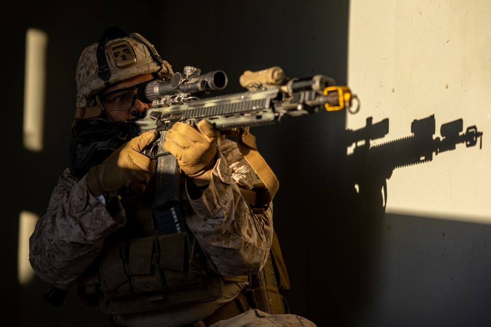 Marines, Sailors with 2nd Bn., 23rd Marines rehearse urban operations