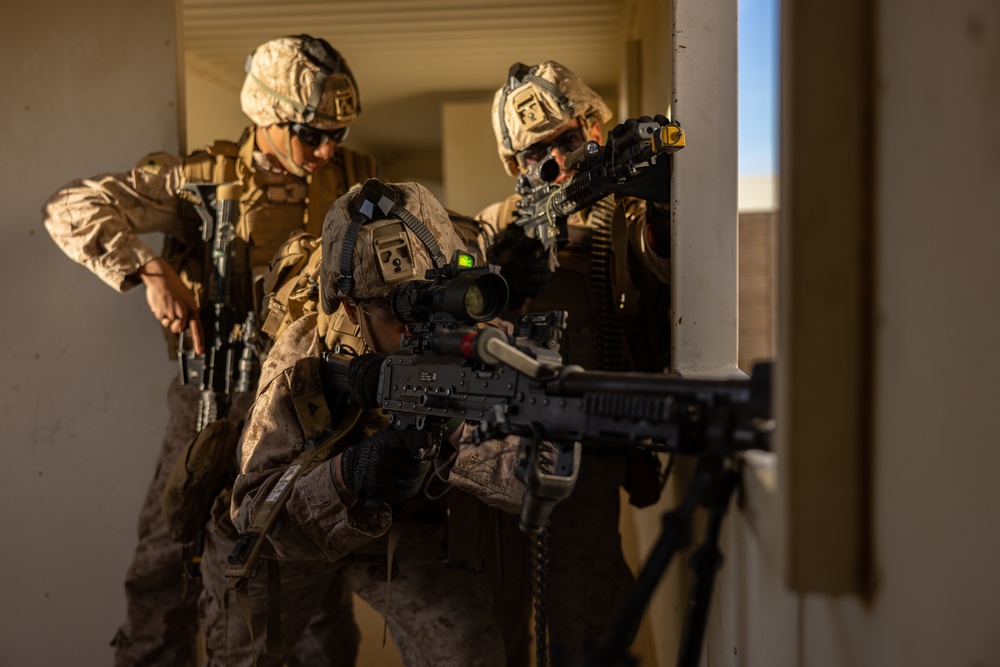 Marines, Sailors with 2nd Bn., 23rd Marines rehearse urban operations