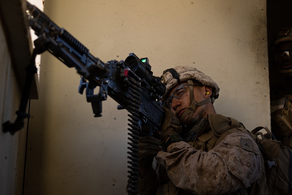 Marines, Sailors with 2nd Bn., 23rd Marines rehearse urban operations