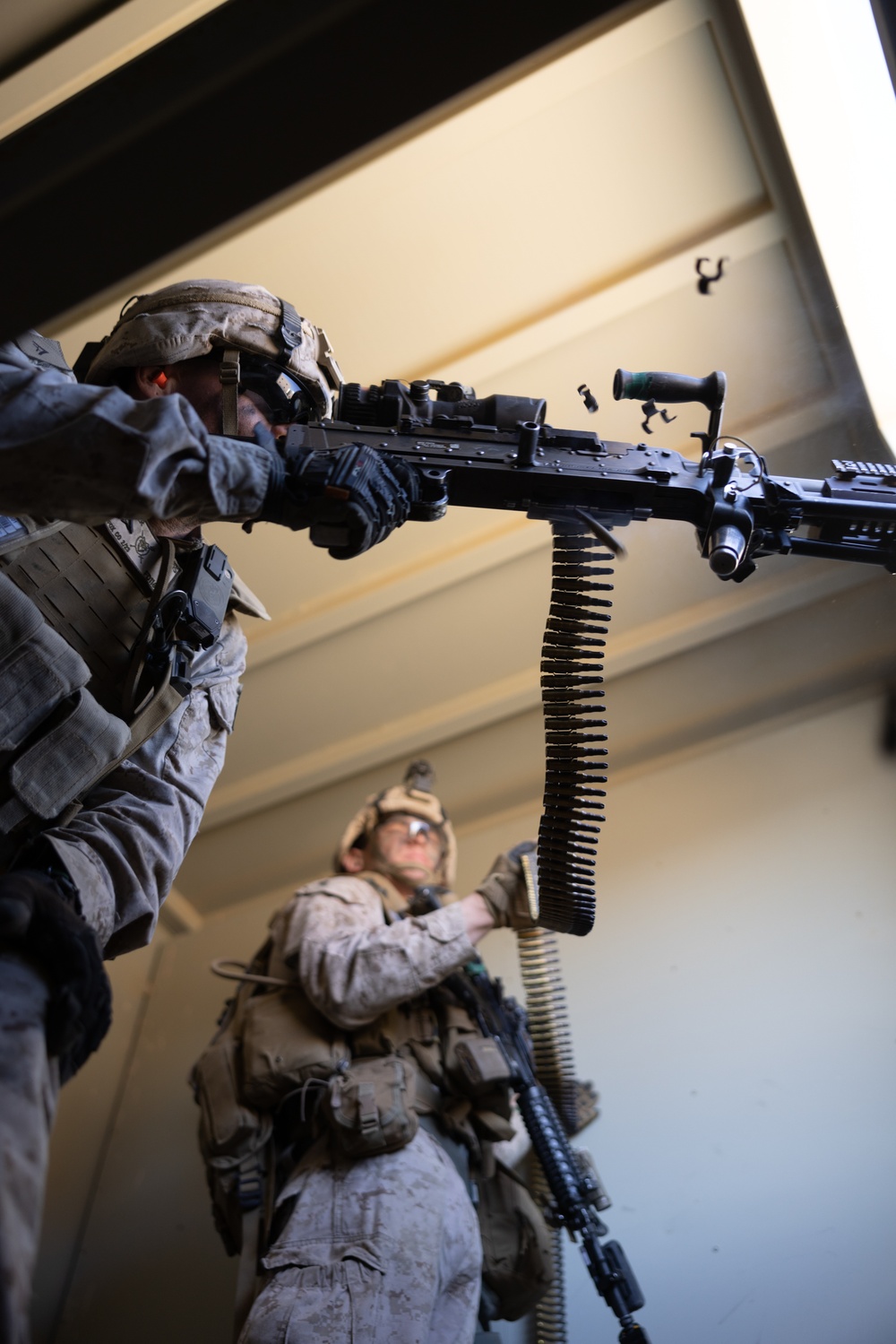 Marines, Sailors with Fox Co., 2nd Bn., 23rd Marines rehearse urban operations