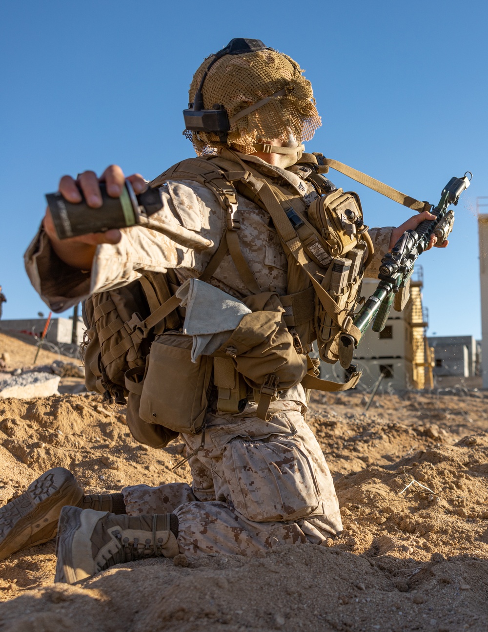 Marines, Sailors with 2nd Bn., 23rd Marines rehearse urban operations