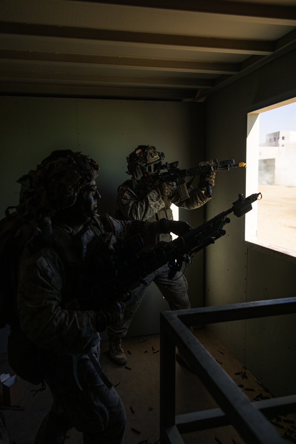 Marines, Sailors with 2nd Bn., 23rd Marines rehearse urban operations