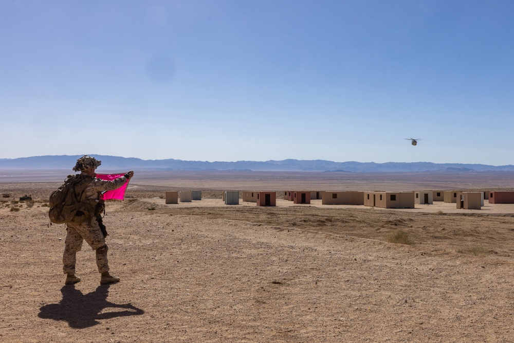 Marines, Sailors with 2nd Bn., 23rd Marines rehearse urban operations