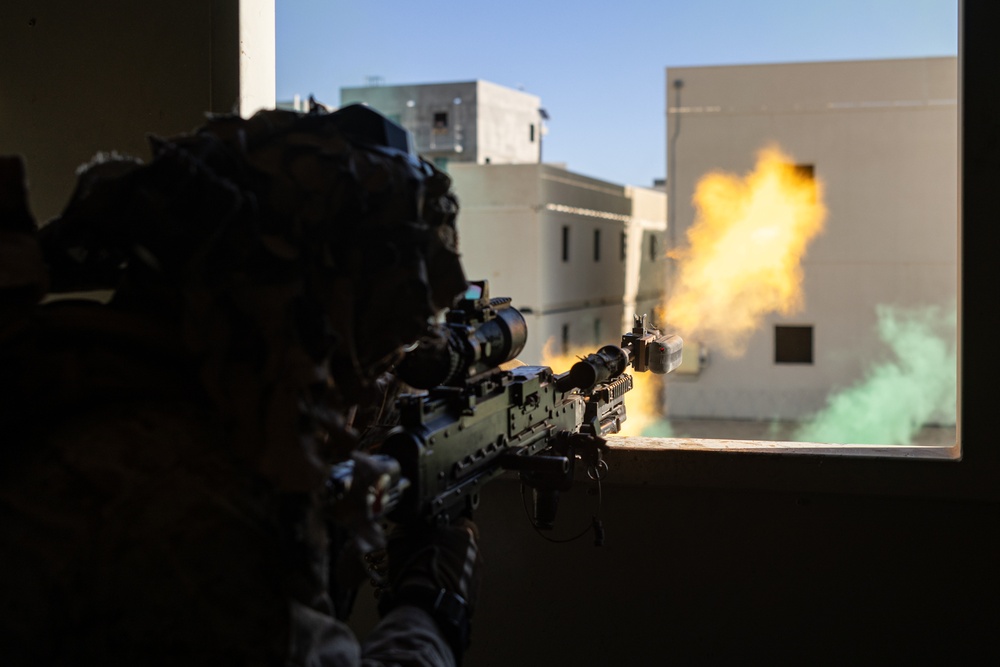Marines, Sailors with 2nd Bn., 23rd Marines rehearse urban operations