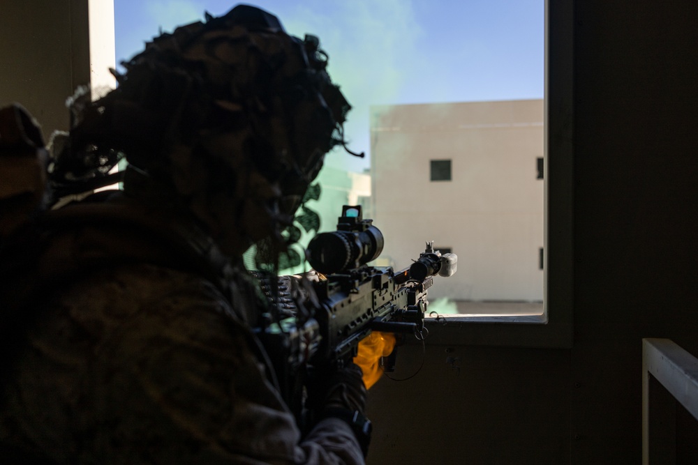 Marines, Sailors with 2nd Bn., 23rd Marines rehearse urban operations