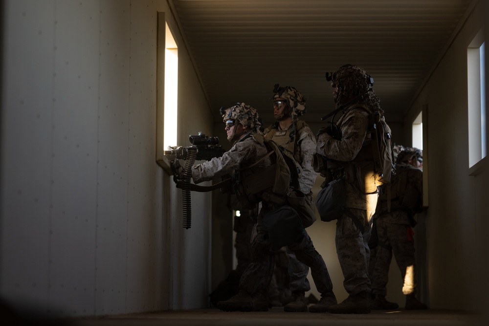 Marines, Sailors with 2nd Bn., 23rd Marines rehearse urban operations