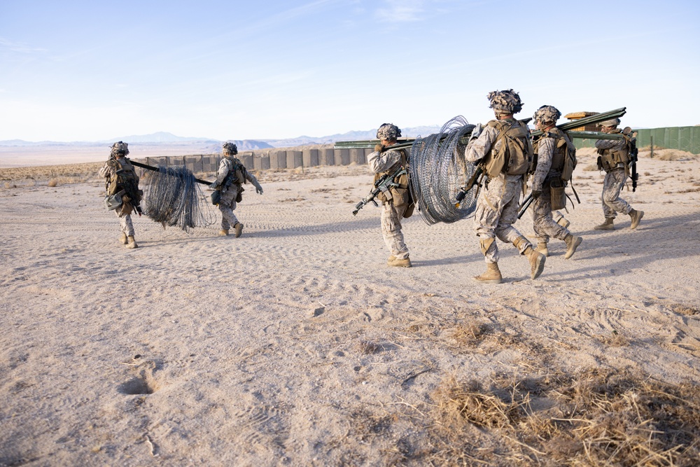 Marines, Sailors with 2nd Bn., 23rd Marines rehearse urban operations