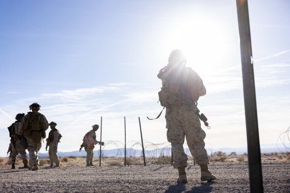 Marines, Sailors with 2nd Bn., 23rd Marines rehearse urban operations