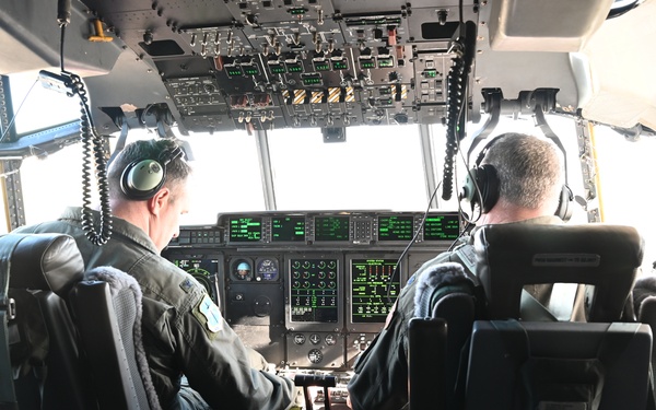 Air Force Reserve Hurricane Hunters fly atmospheric rivers mission