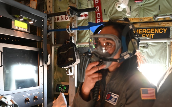 Air Force Reserve Hurricane Hunters fly atmospheric rivers mission