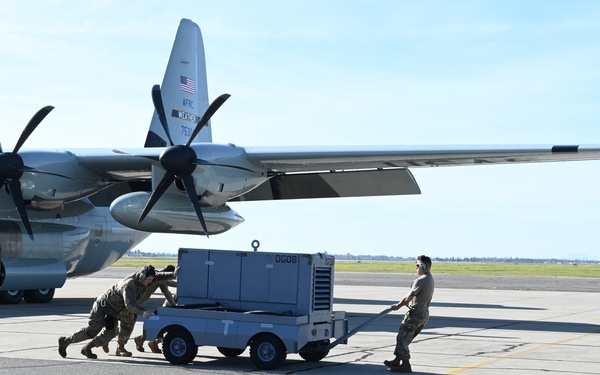 Air Force Reserve Hurricane Hunters fly atmospheric rivers mission