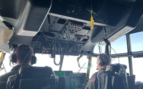 Air Force Reserve Hurricane Hunters fly atmospheric rivers mission