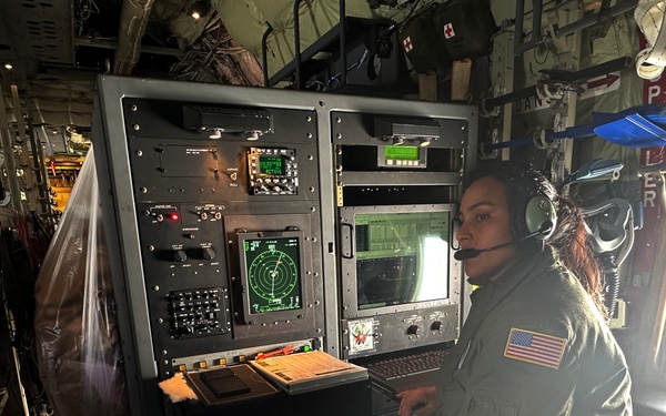 Air Force Reserve Hurricane Hunters fly atmospheric rivers mission