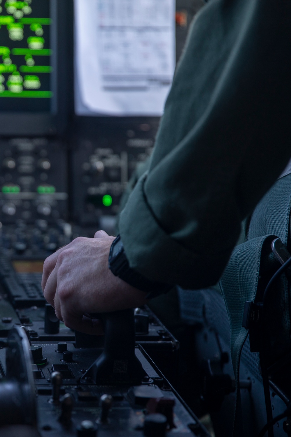 U.S. Marines aerial refuel during Cope North 25