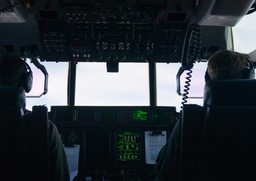 U.S. Marines aerial refuel during Cope North 25