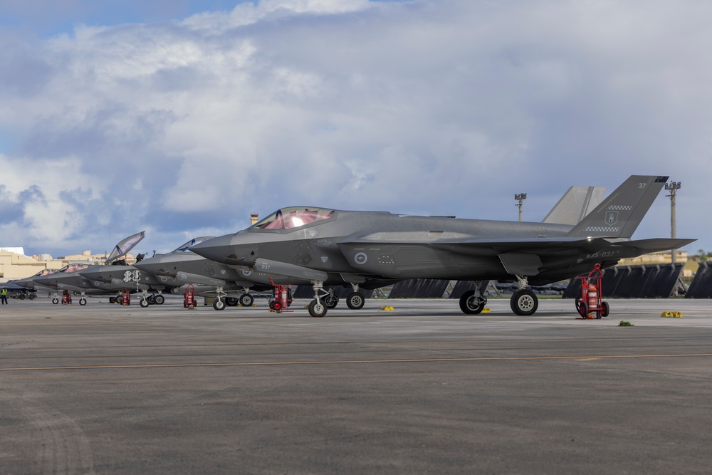 Australian F-35As prepare for flight operations during Cope North 25