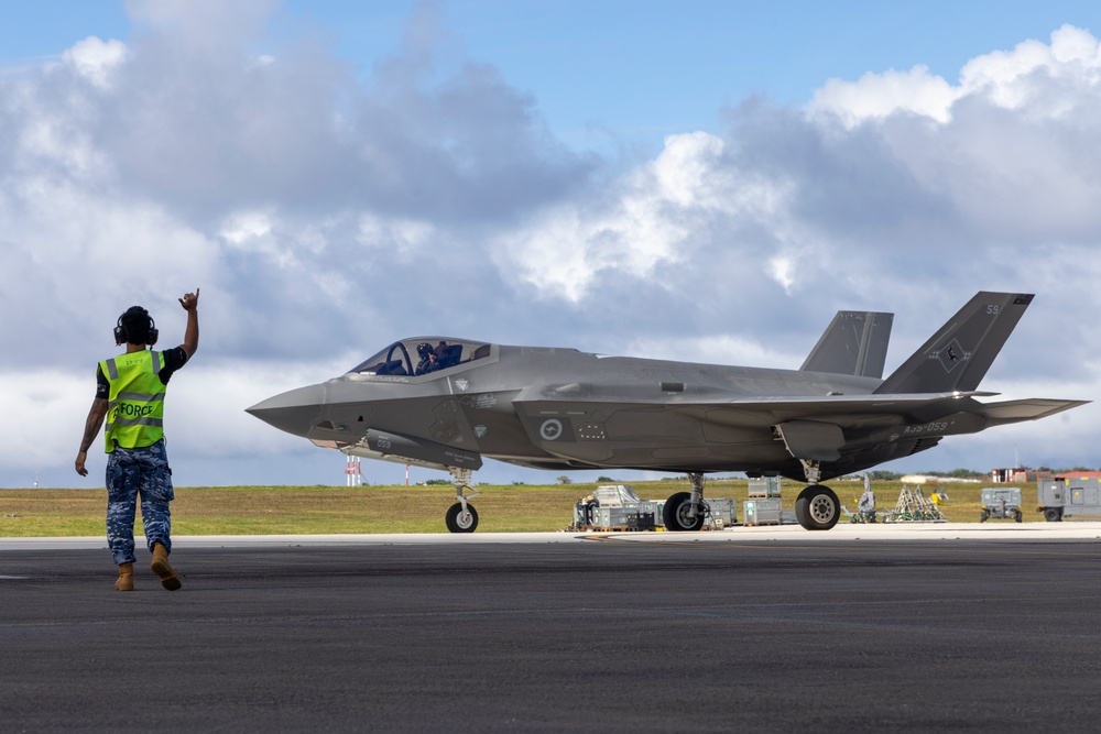 Australian F-35As prepare for flight operations during Cope North 25