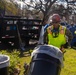 Day 7: U.S. service members dispose of burned batteries