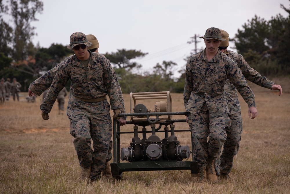 9th ESB Assembles Landing Zone Fuel Sites During Fuel Support Operation Training