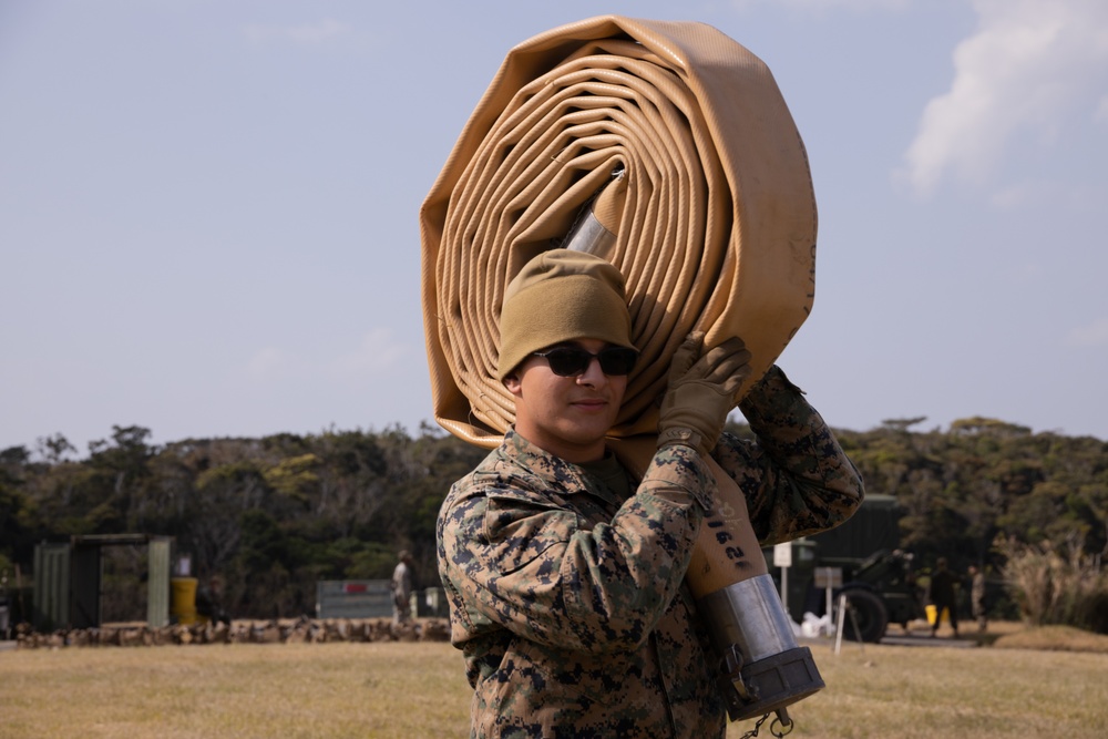 9th ESB Assembles Landing Zone Fuel Sites During Fuel Support Operation Training