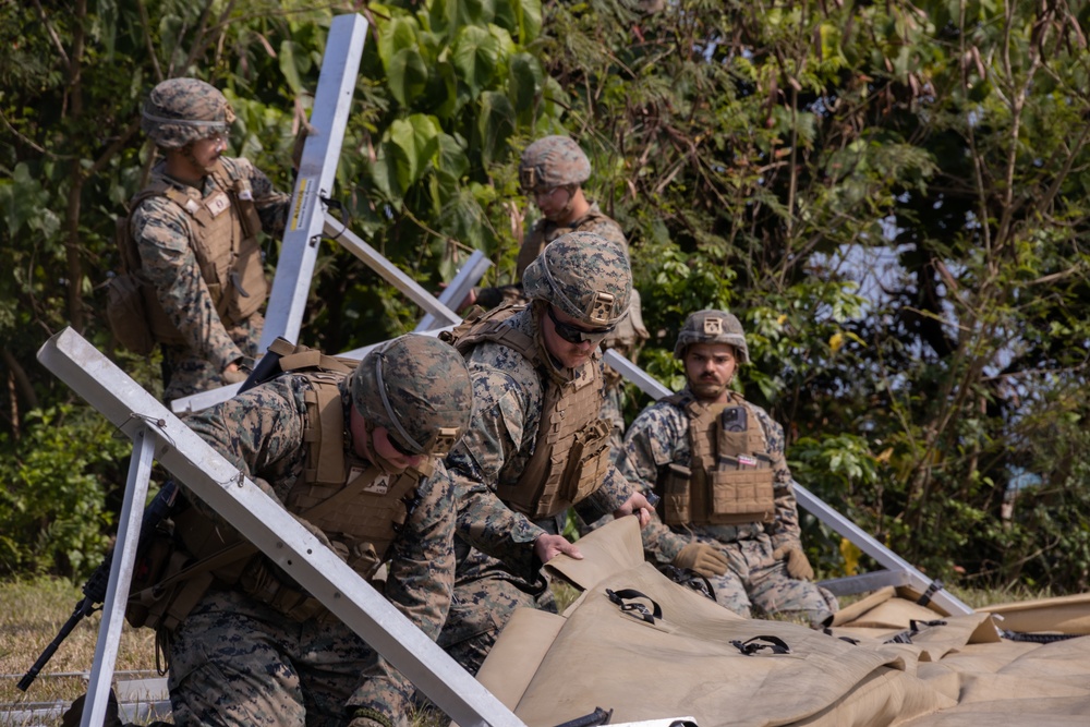 9th ESB Assembles Landing Zone Fuel Sites During Fuel Support Operation Training