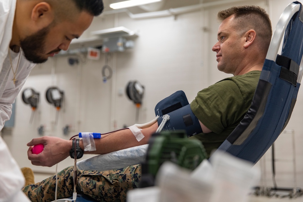 U.S. Marines, Sailors donate blood during Cope North 25