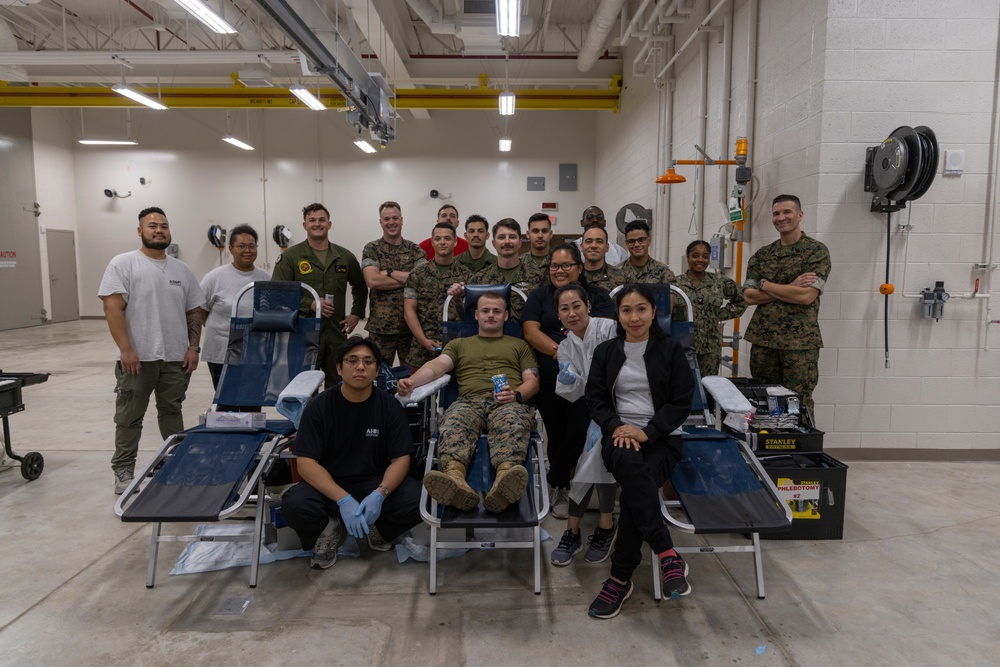 U.S. Marines, Sailors donate blood during Cope North 25