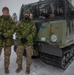 10th Mountain Division and Canadian soldiers participate in drivers training during Arctic Forge 25