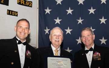 Chief of Naval Air Training Announces Mr. Dick Messbarger Receives Honorary Wings of Gold