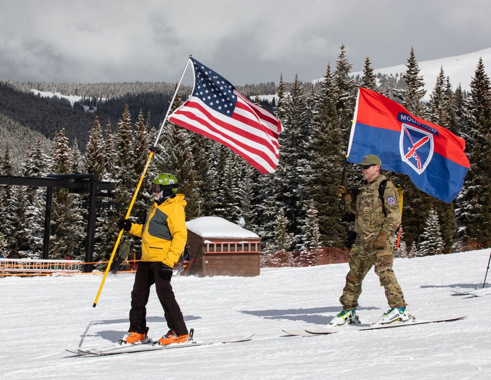 10th Mountain Division and Descendants Participate in Ski Cooper Serpentine Ski