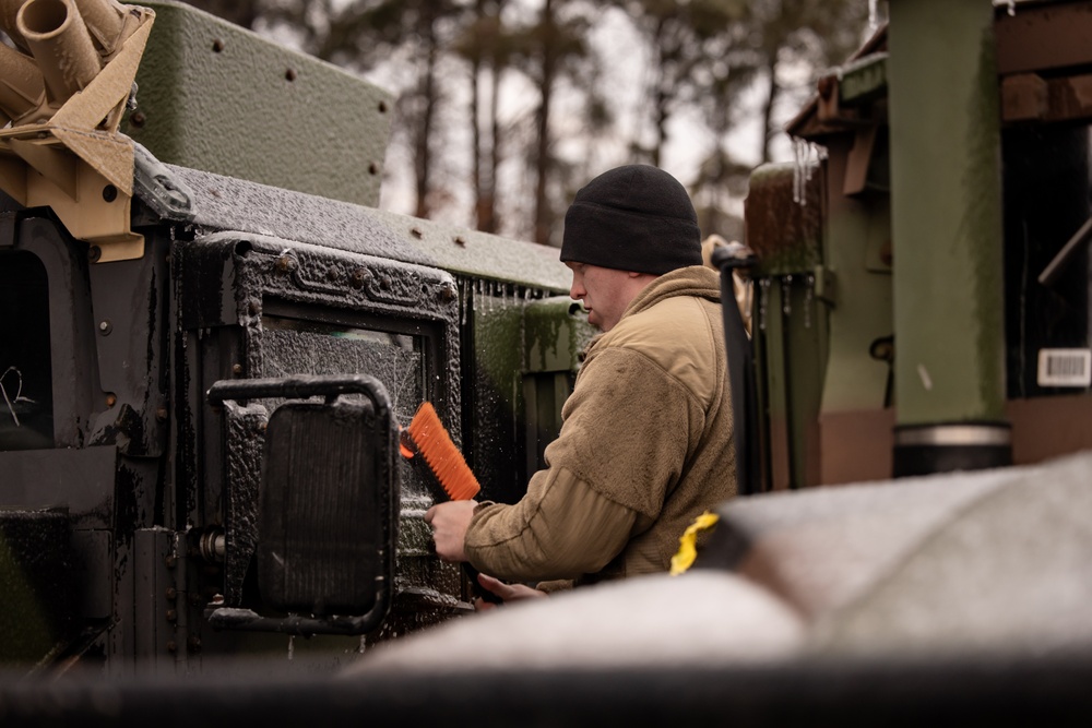 NCNG responds to Winter Storm Kingston; Always Ready