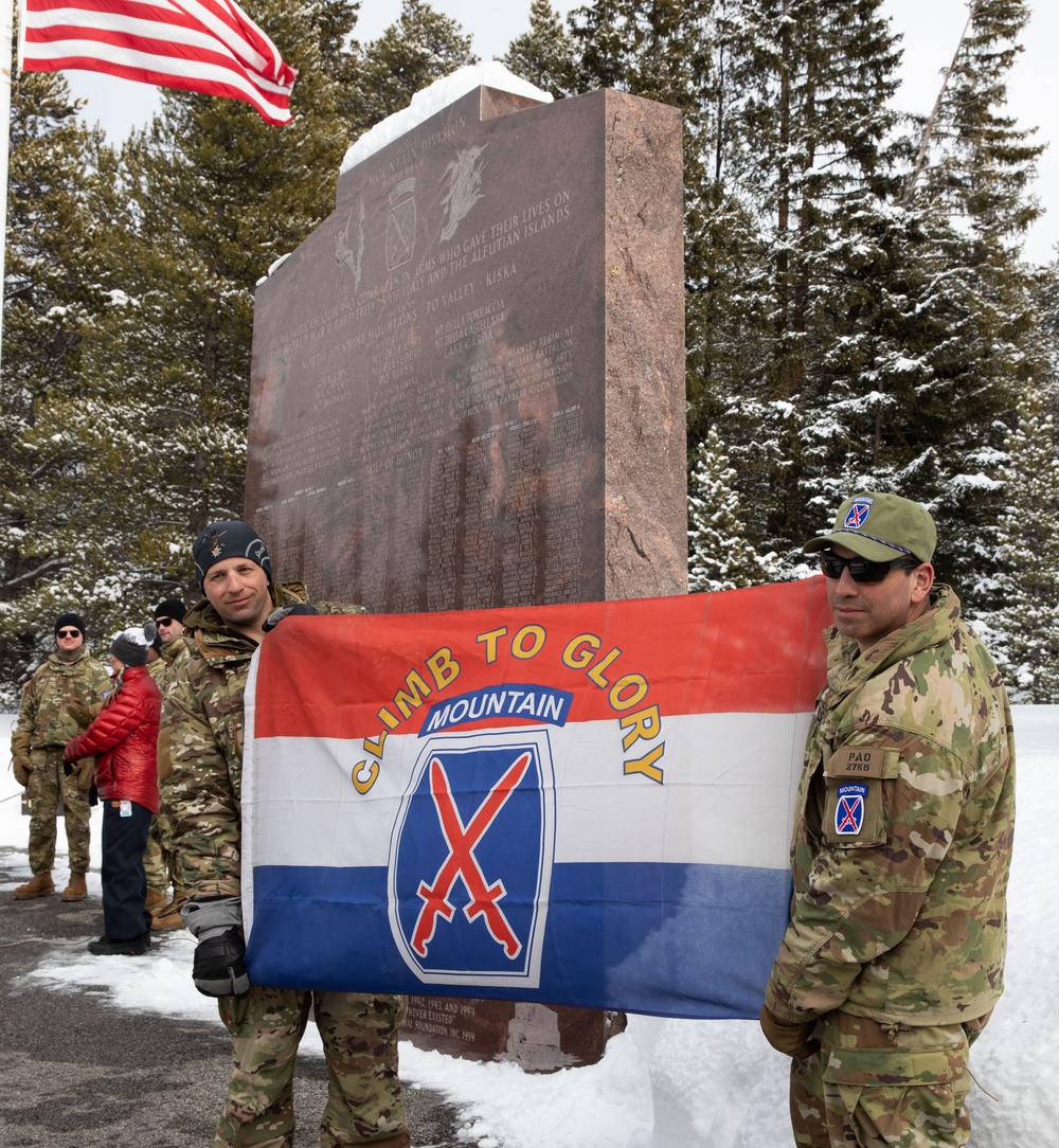 10th Mountain Division and Descendants Honor the Fallen