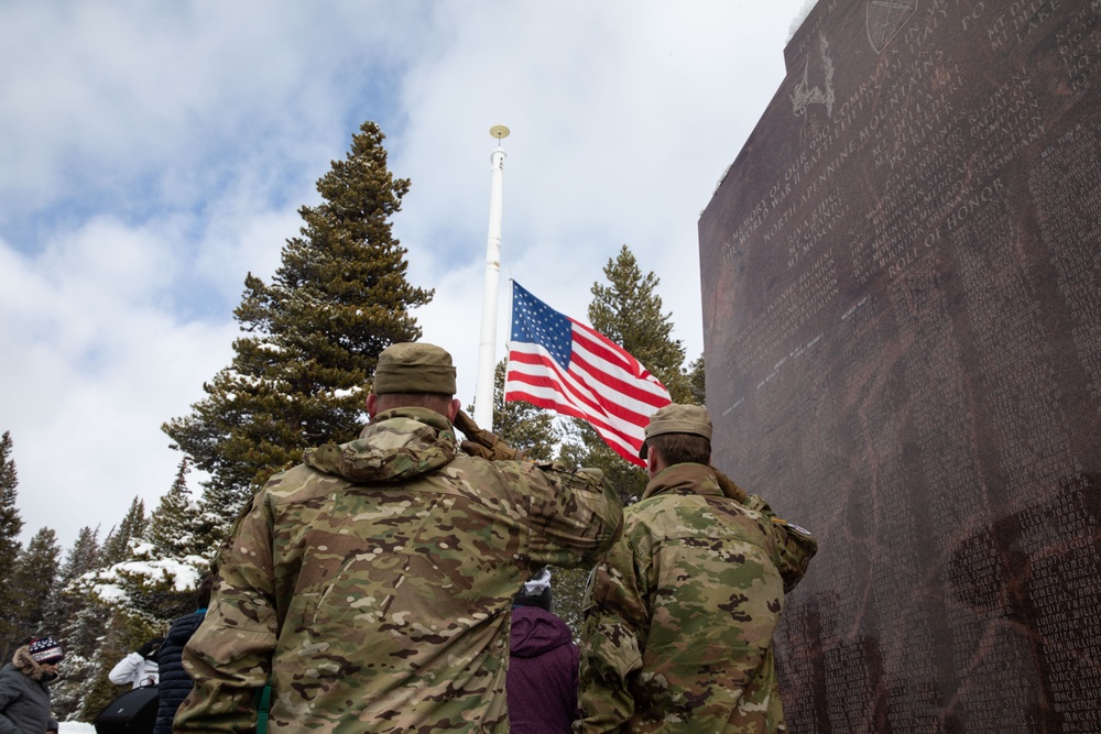 10th Mountain Division and Descendants Honor the Fallen