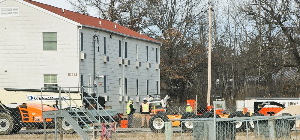 Relocation of World War II-era barracks at Fort McCoy