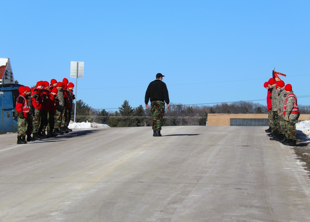 Wisconsin Challenge Academy students hold training at Fort McCoy