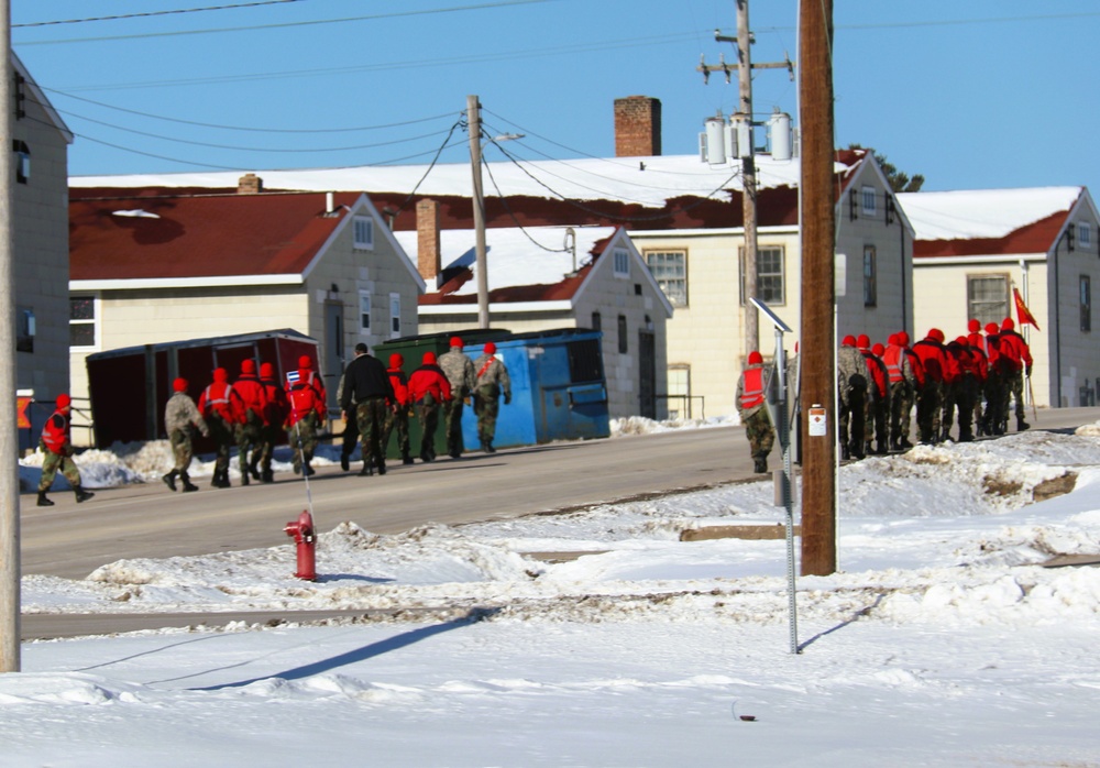 Wisconsin Challenge Academy students hold training at Fort McCoy