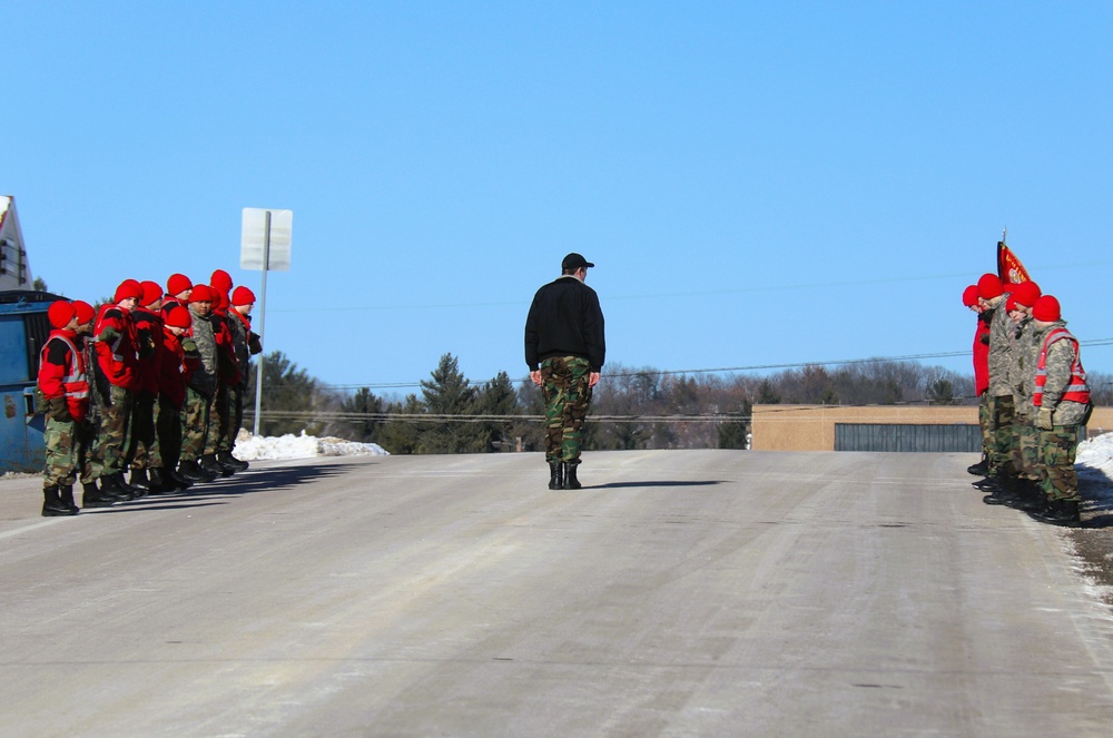 Wisconsin Challenge Academy students hold training at Fort McCoy