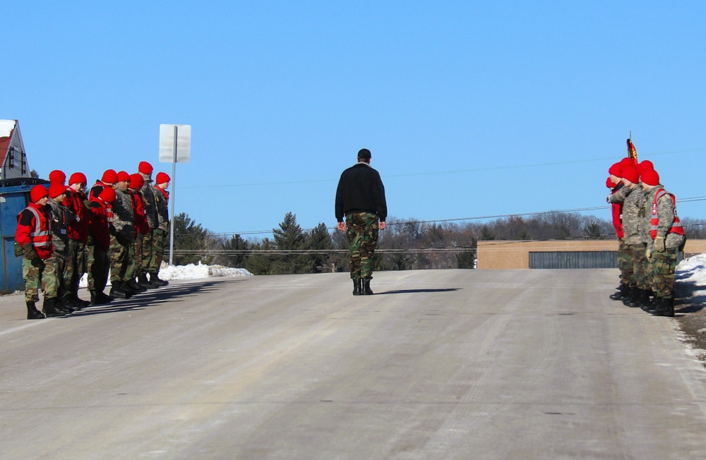 Wisconsin Challenge Academy students hold training at Fort McCoy