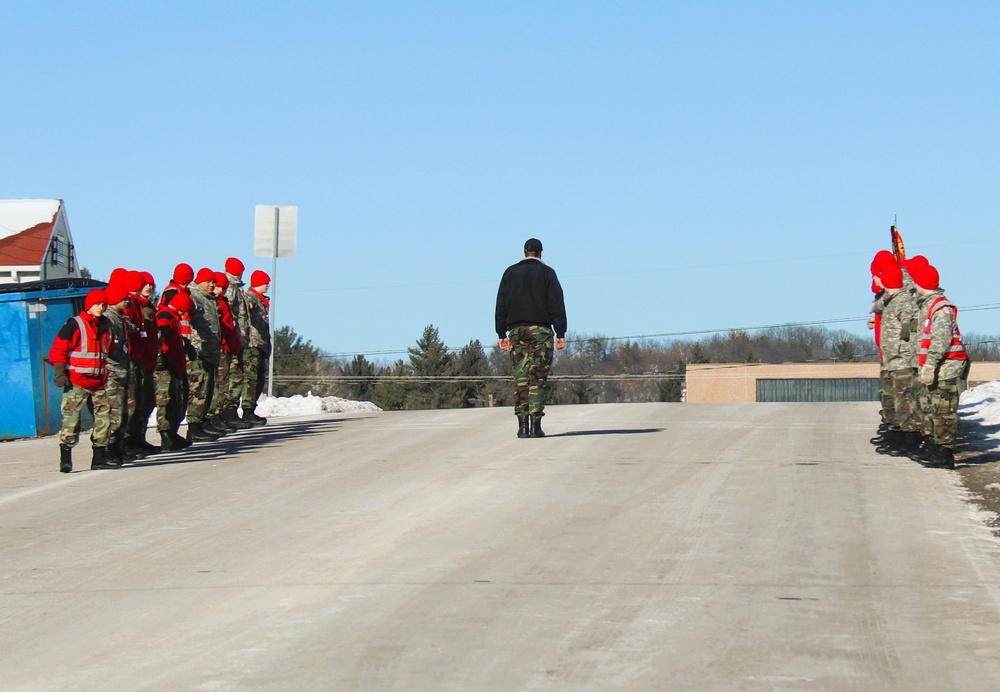 Wisconsin Challenge Academy students hold training at Fort McCoy