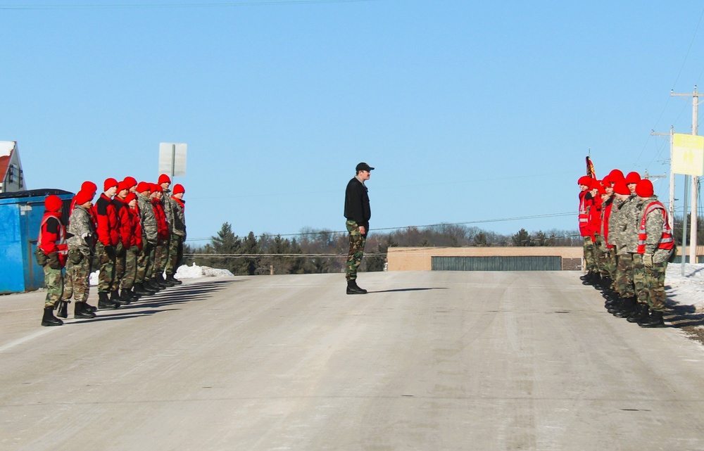 Wisconsin Challenge Academy students hold training at Fort McCoy