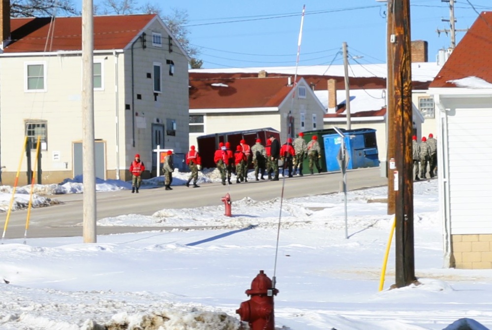 Wisconsin Challenge Academy students hold training at Fort McCoy