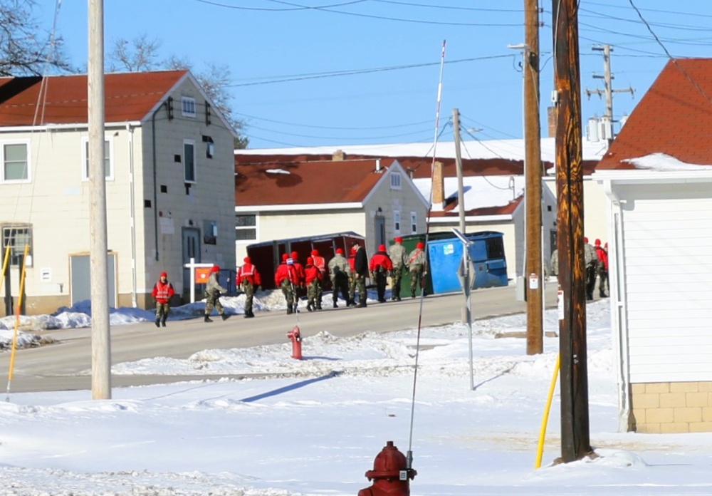 Wisconsin Challenge Academy students hold training at Fort McCoy