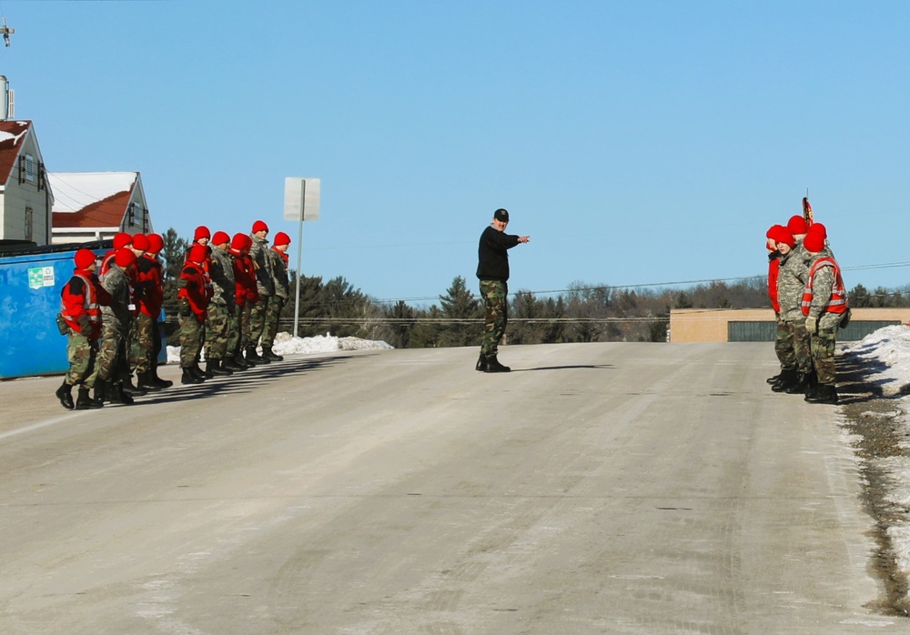 Wisconsin Challenge Academy students hold training at Fort McCoy