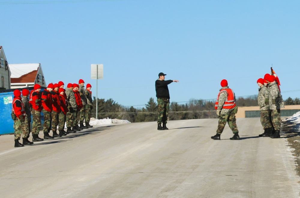 Wisconsin Challenge Academy students hold training at Fort McCoy