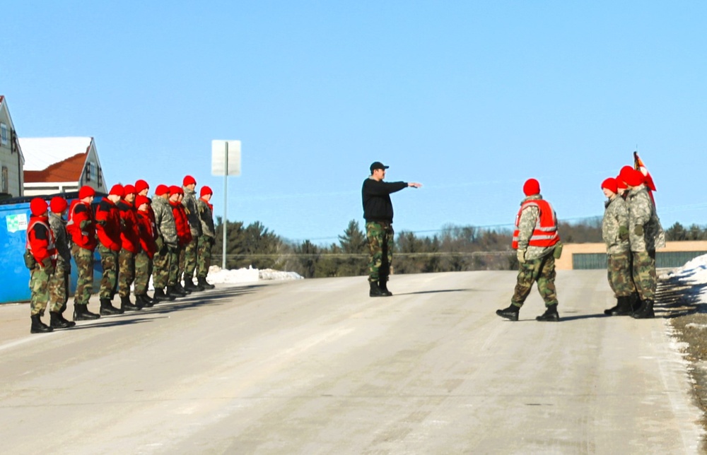 Wisconsin Challenge Academy students hold training at Fort McCoy