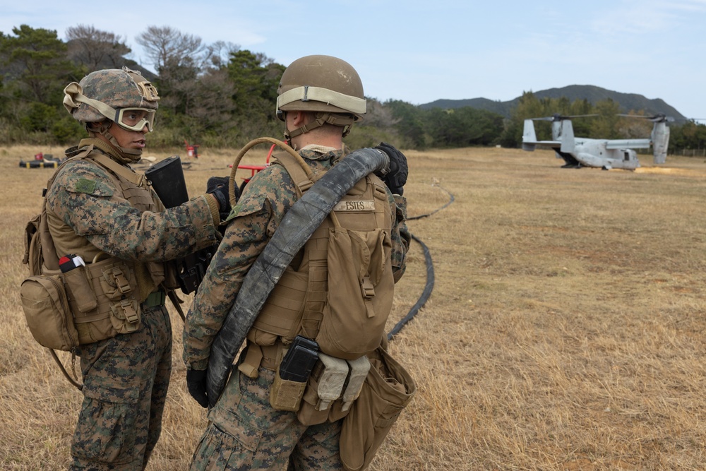 31st MEU | VMM-262 (Rein.) conducts Forward Arming and Refueling Point exercise